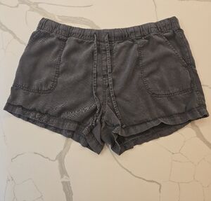 Gap Womens Drawstring Utility Shorts Gray Size Large